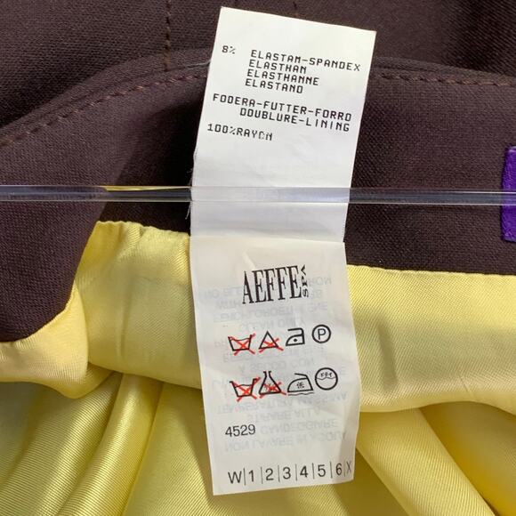 FUTURE OZBEK Size 6 Brown Rayon Blend Single Breasted Blazer Mini Skirt Set - Picture 15 of 16